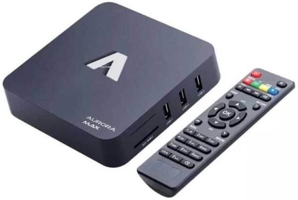 Tv Box Aurora Max A 4k Ultra Rápida Midia Streaming 8GB